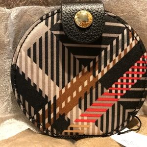 Vera Bradley Sofia Plaid Pocket Mirror NWT